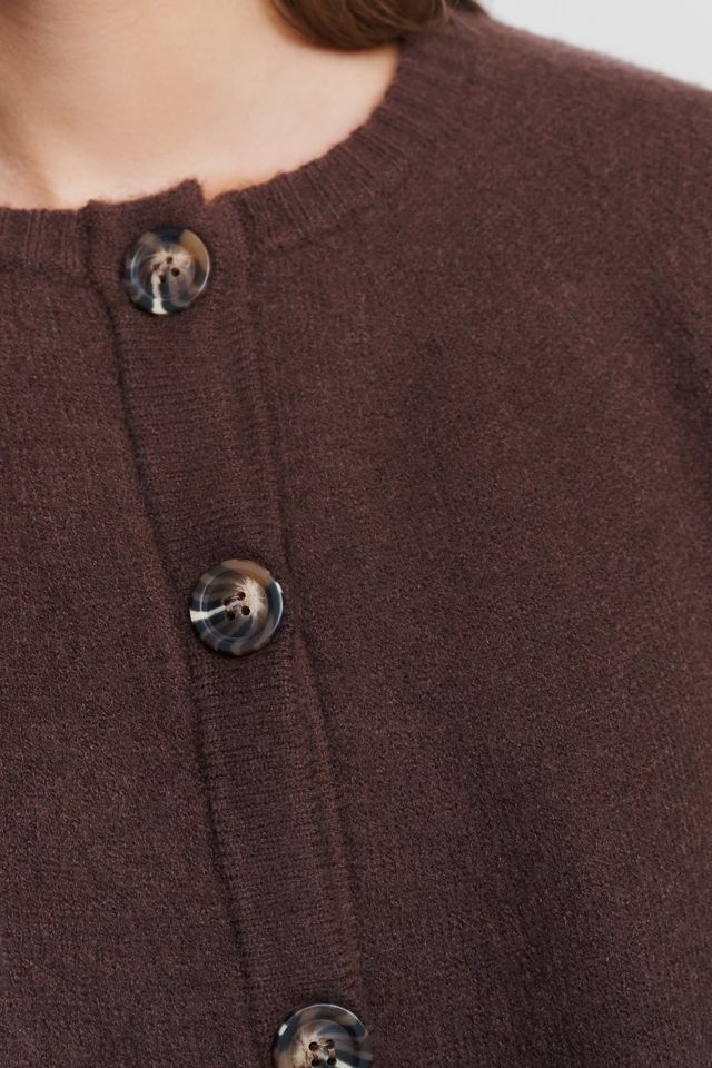 By Anthropologie Button Front Cape Sweater #4