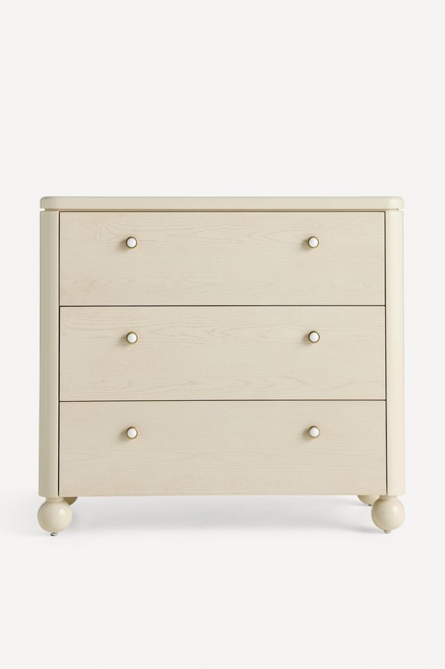 Tasha Lacquer Three-Drawer Dresser | AnthroHome