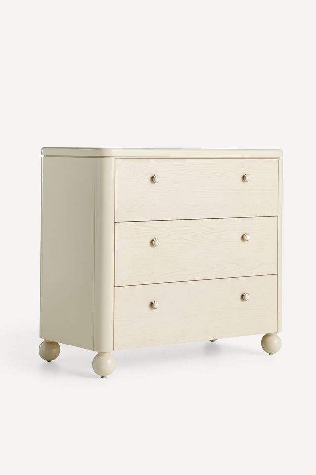 Tasha Lacquer Three-Drawer Dresser #2