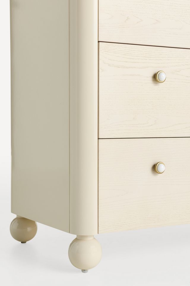 Tasha Lacquer Three-Drawer Dresser | AnthroHome