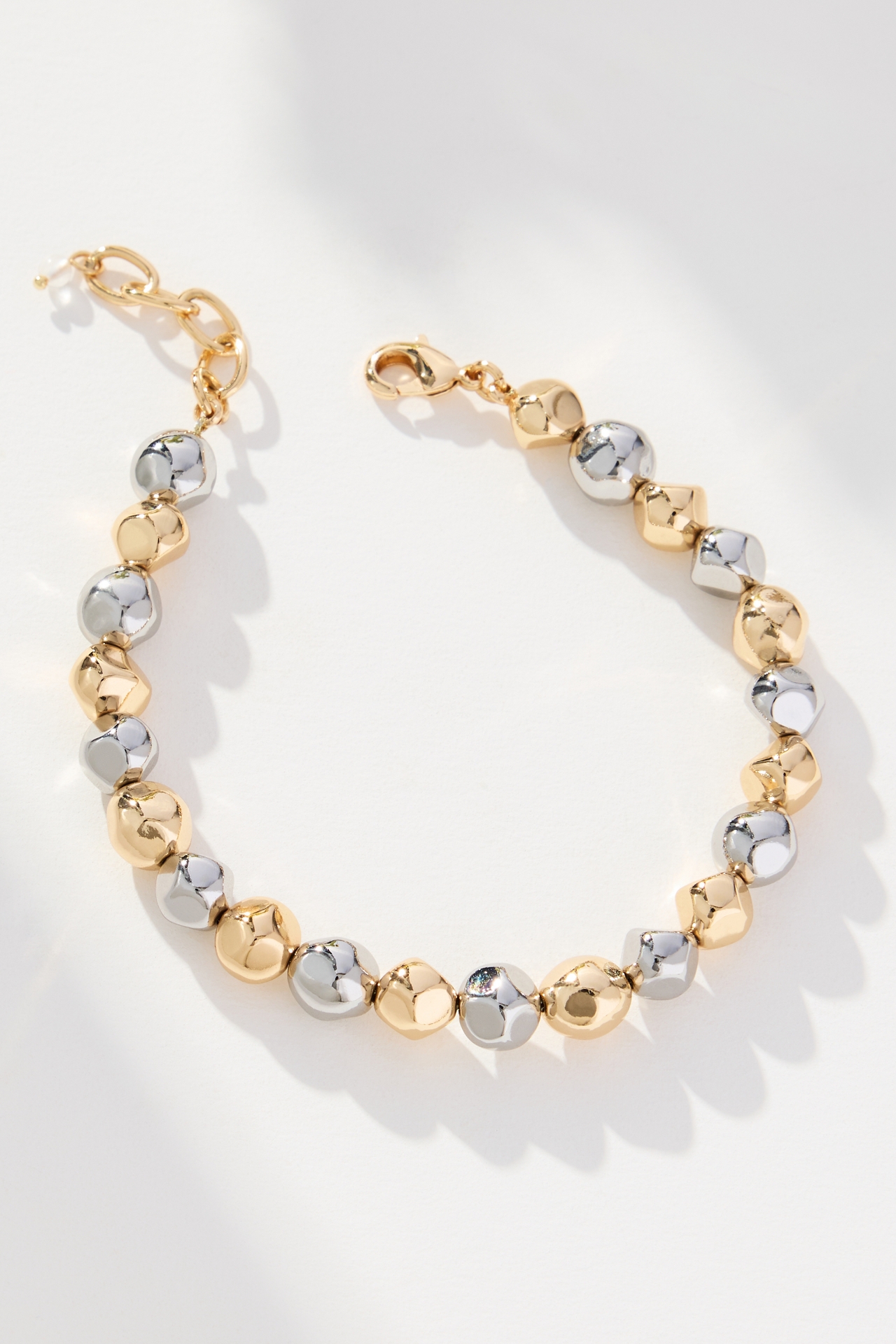 Two-Tone Beaded Bracelet