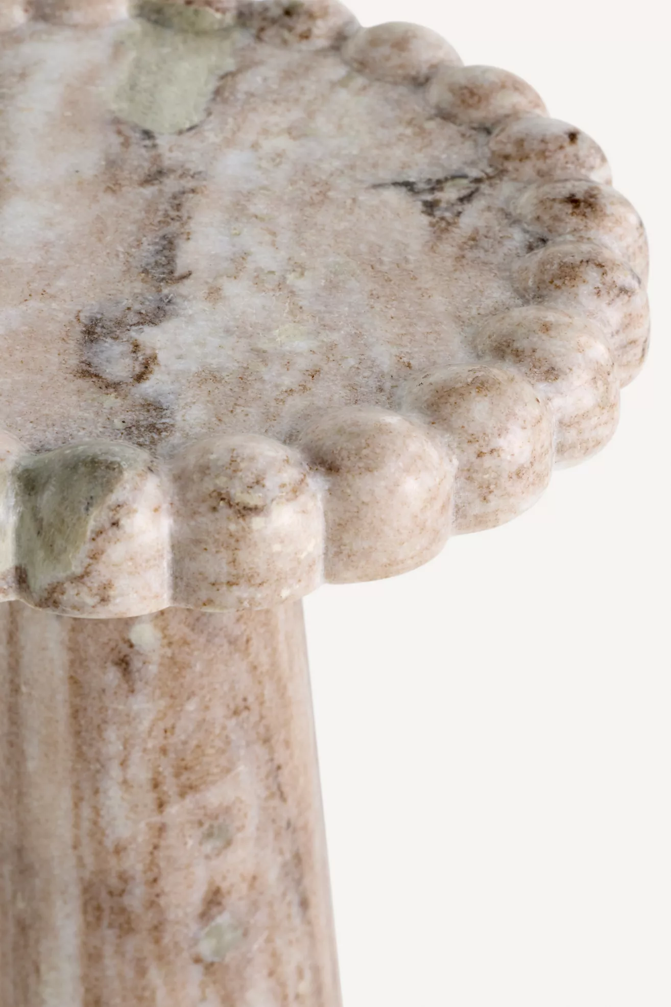 Lyla Marble Drink Table - thumbnail 3