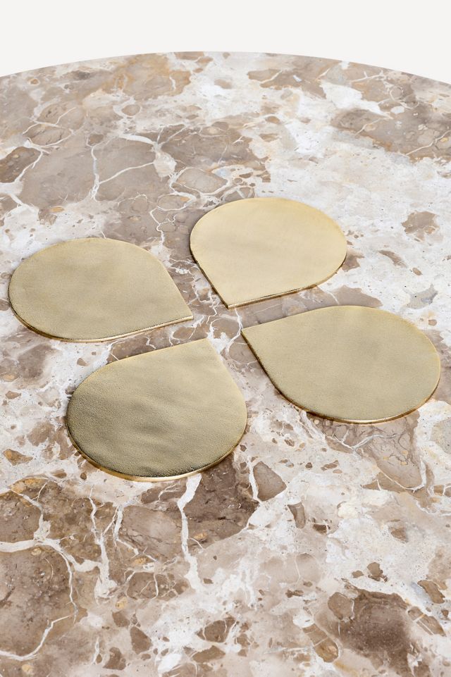 Clover Round 42" Marble Coffee Table #1