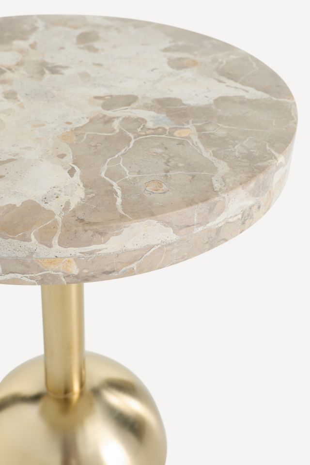 Ezra Marble Drink Table #1