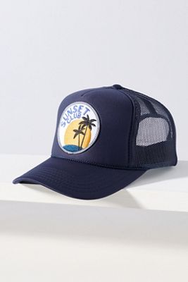 Friday Feelin Sunset Club Trucker Hat