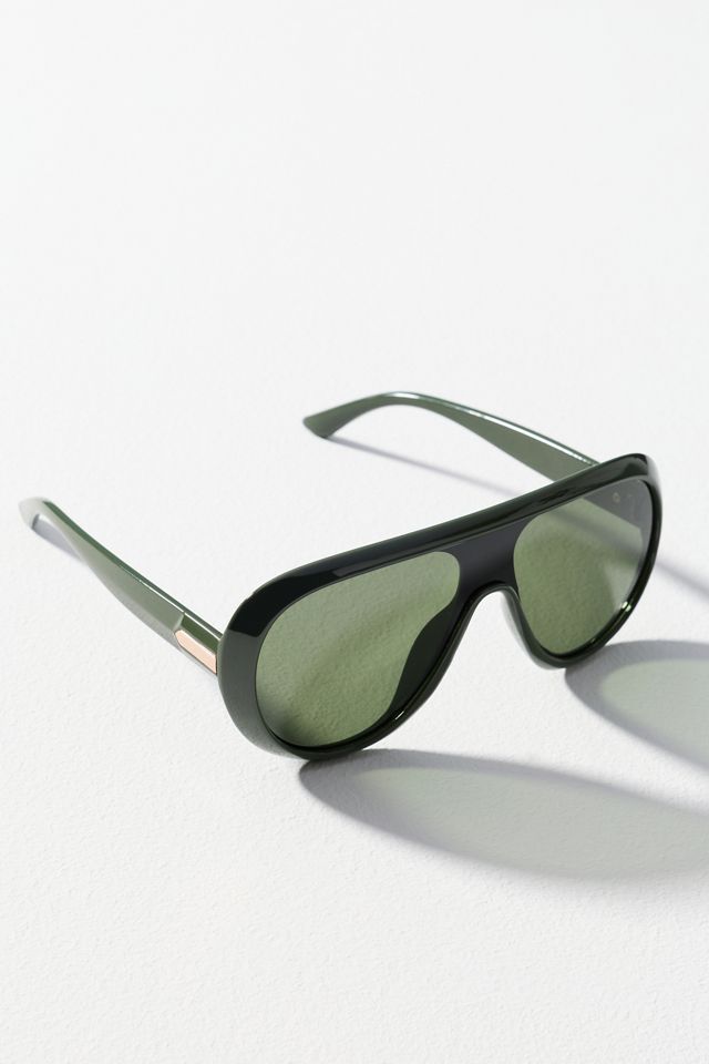 Eyeking Flat Top Translucent Aviator Sunglasses #1