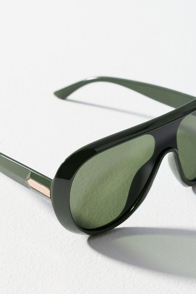 Eyeking Flat Top Translucent Aviator Sunglasses #2