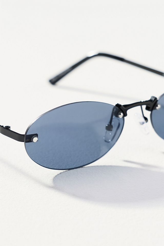 Eyeking Small Oval Metal Sunglasses #2