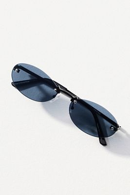 Eyeking Small Oval Metal Sunglasses