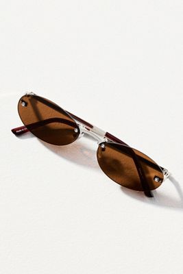 Eyeking Small Oval Metal Sunglasses