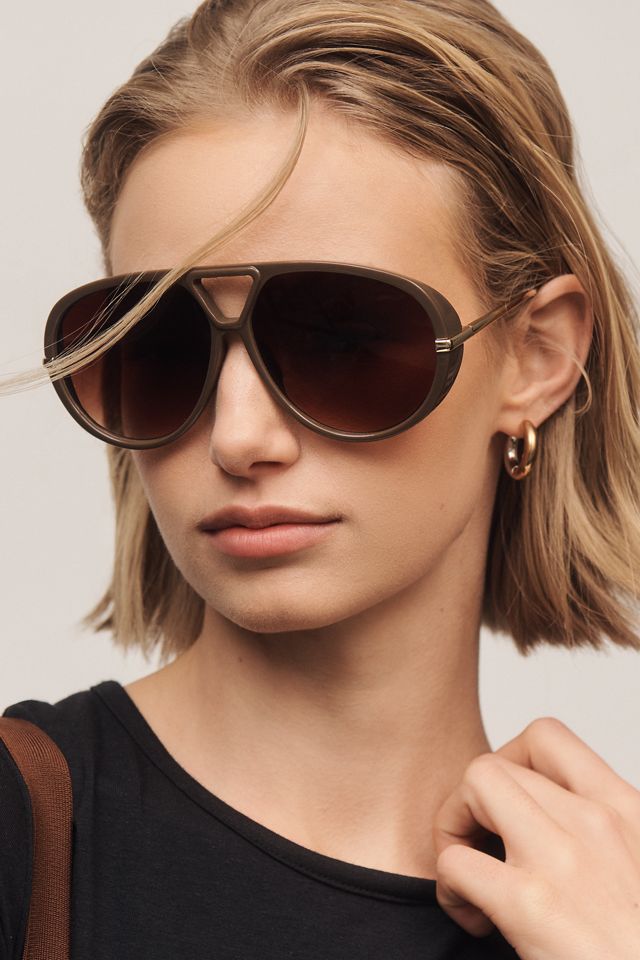 Eyeking Oversized Aviator Sunglasses | Anthropologie display picture 2