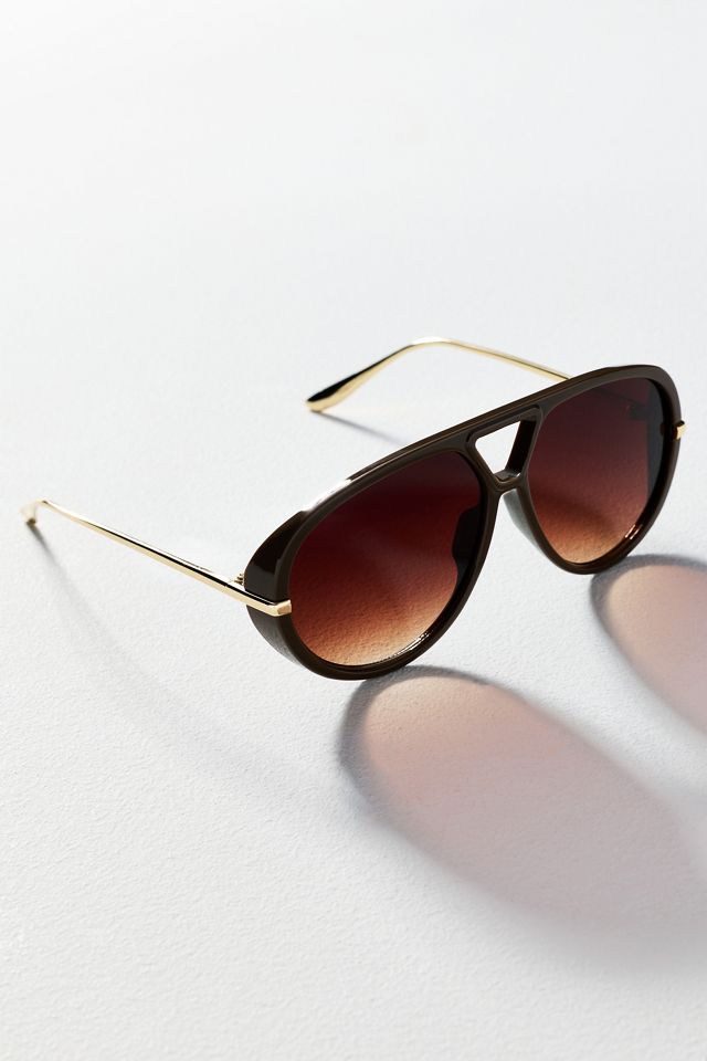 Eyeking Oversized Aviator Sunglasses | Anthropologie