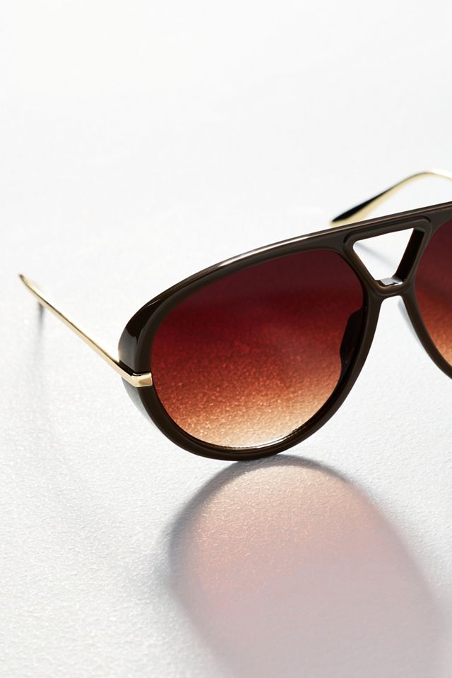 Eyeking Oversized Aviator Sunglasses | Anthropologie display picture 2