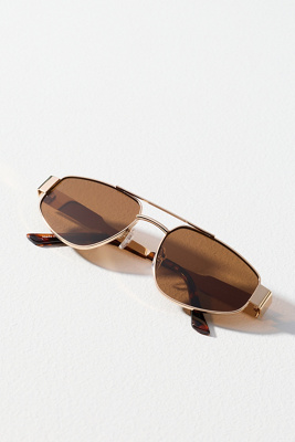 Eyeking Aviator Sunglasses In Gold
