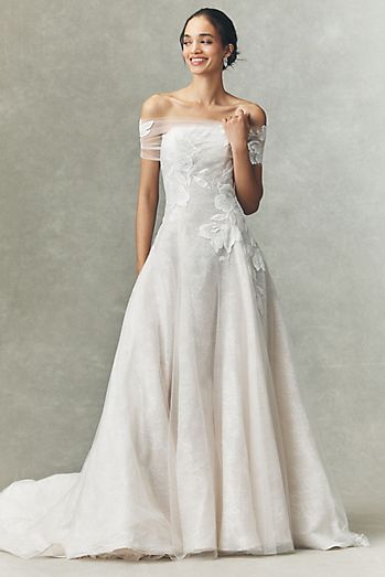 anthropologie wedding dress BHLDN | & Bridal Dresses Long & Short Sleeve A-Line