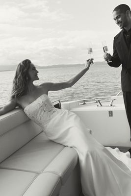 Jenny by Jenny Yoo Raelyn Strapless Column Wedding Gown