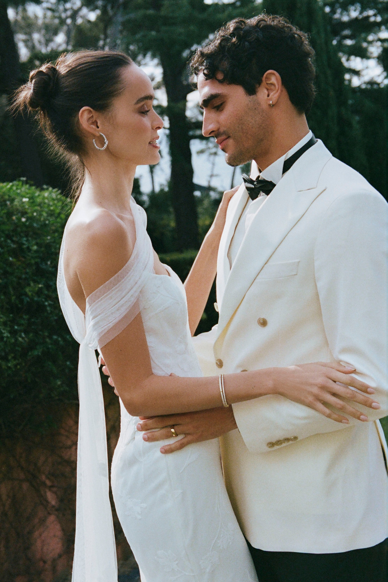 Watters Marlowe Strapless Lace Corset Wedding Gown