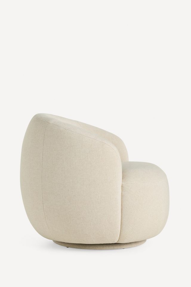 Cosette Linen Swivel Chair #2