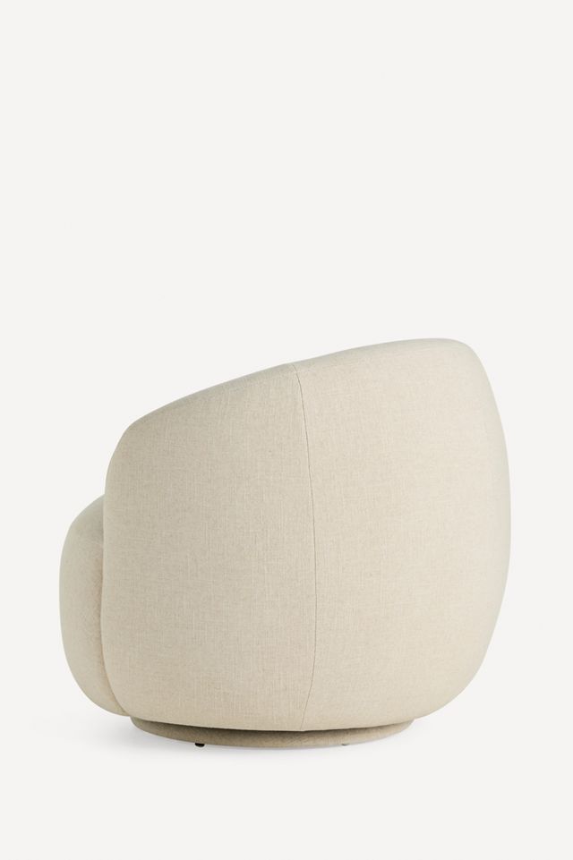 Cosette Linen Swivel Chair #3
