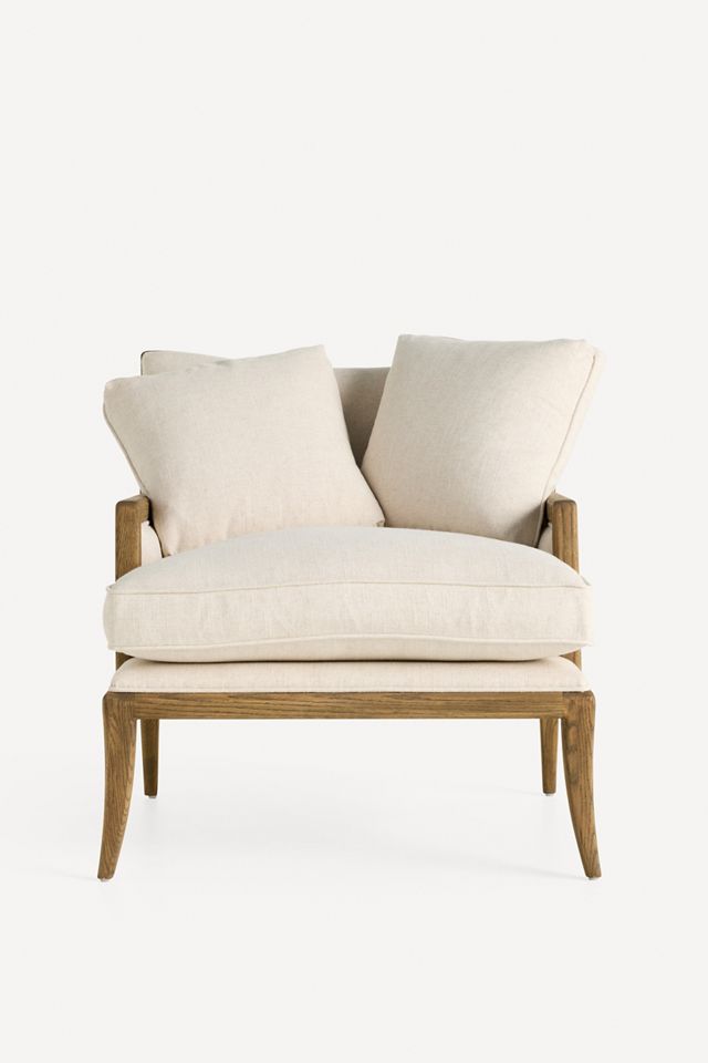 Florence Linen-Blend Chair #1
