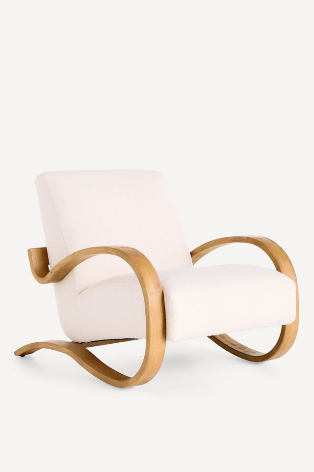 Herbin Wood Lounge Chair #1
