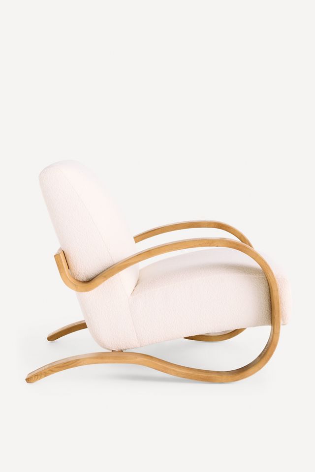 Herbin Wood Lounge Chair #3
