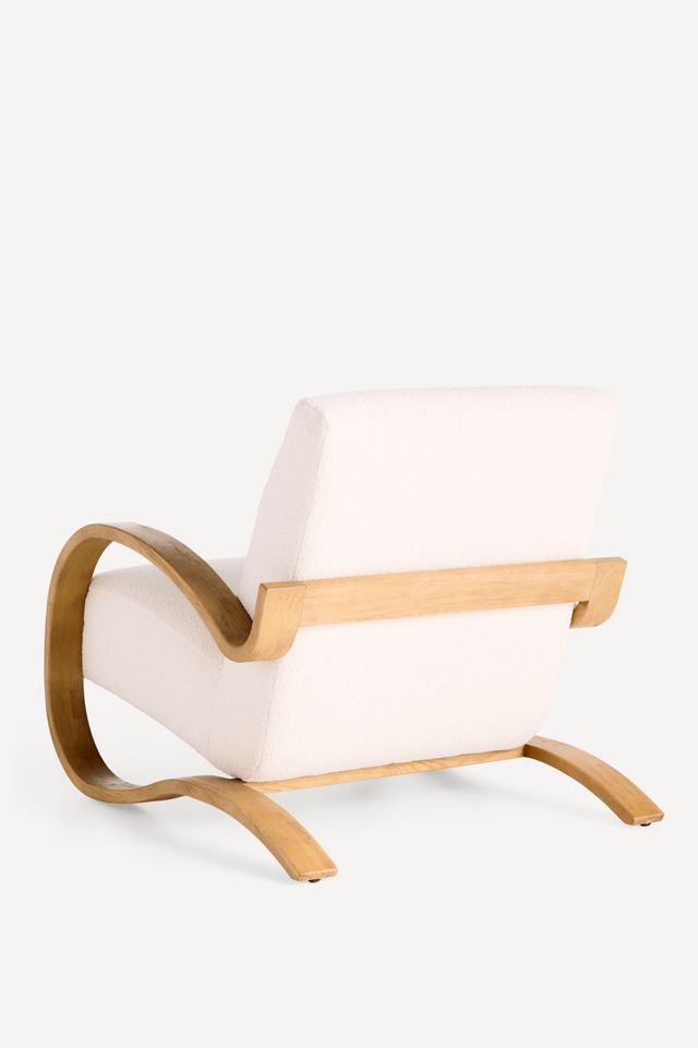 Herbin Wood Lounge Chair #4