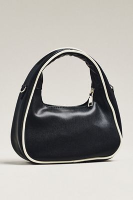Melie Bianco Piped Mini Shoulder Bag