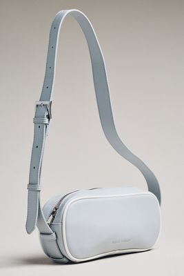 Borsa a Tracolla Sportiva in Pelle Vegana Melie Bianco