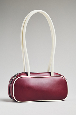 Melie Bianco Two-tone Shoulder Bag In Purple