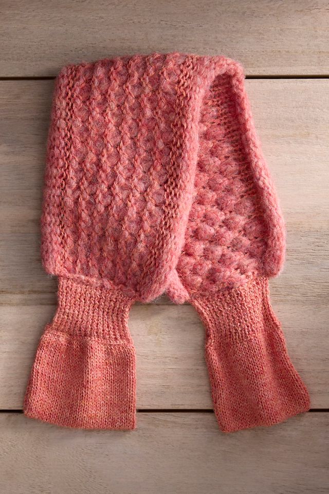 Alpaca Knit Neck Wrap #1