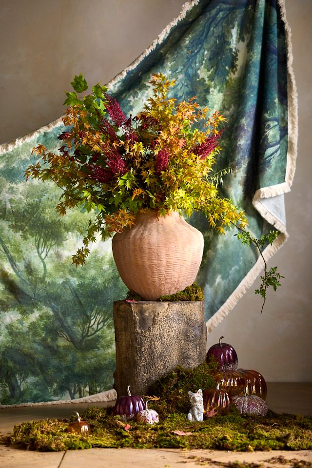 Faux Bois Stone Stool #3