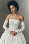 Anthropologie Weddings x Pronovias Arbela Strapless Wedding Gown