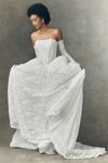Anthropologie Weddings x Pronovias Arbela Strapless Wedding Gown