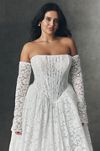Anthropologie Weddings x Pronovias Arbela Strapless Wedding Gown