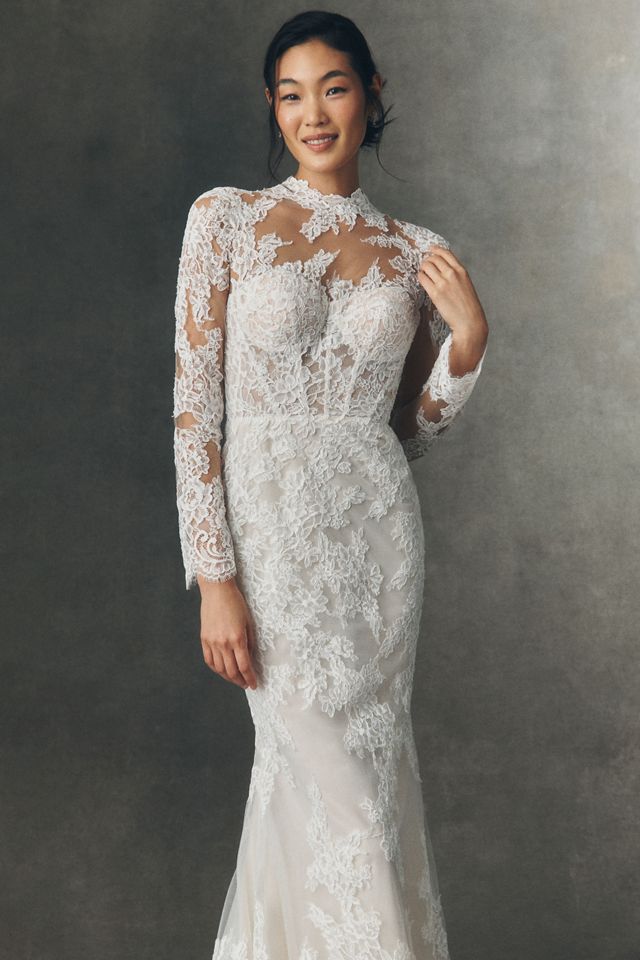 Anthropologie Weddings x Pronovias Reney Strapless Wedding Gown #2