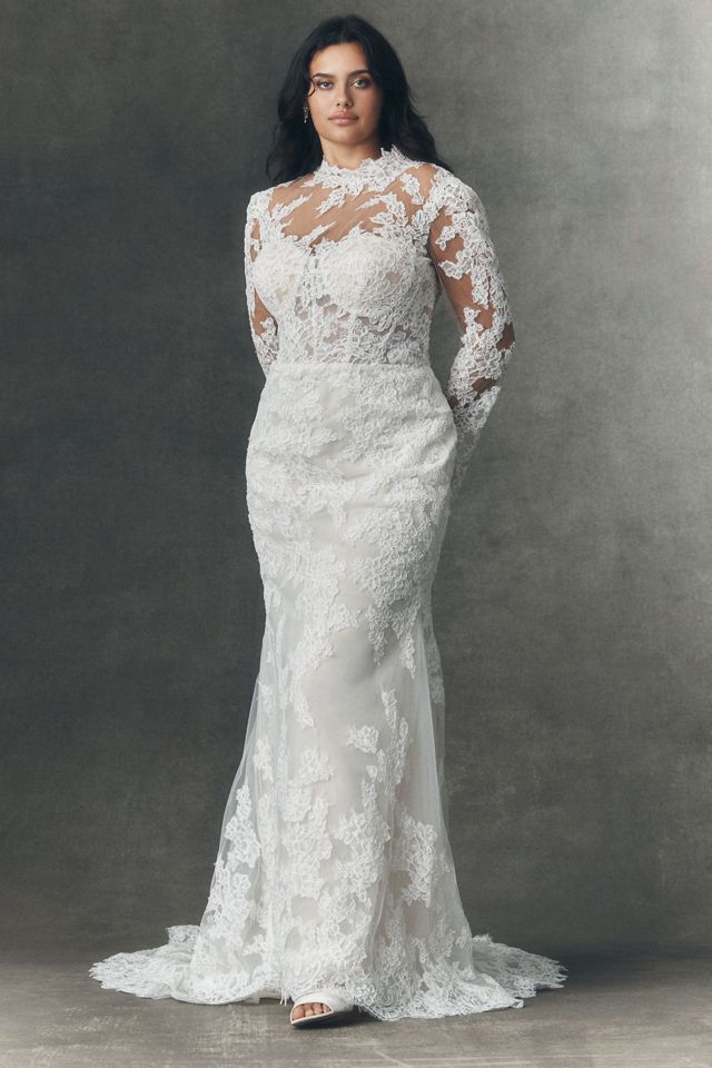 Anthropologie Weddings x Pronovias Reney Strapless Wedding Gown #4