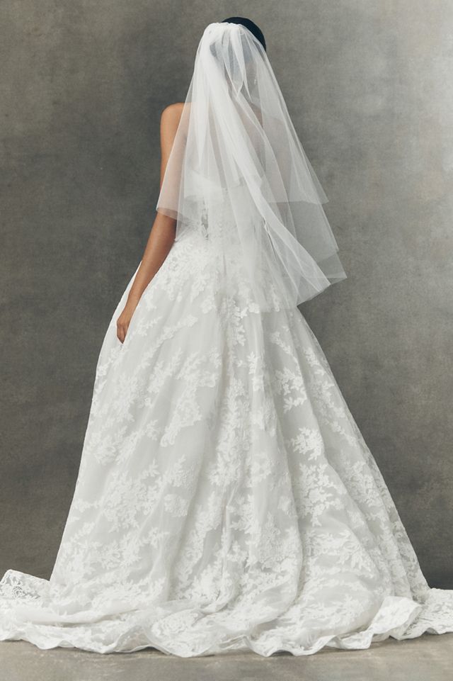 Anthropologie Weddings x Pronovias Kareny Basque-Waist Wedding Gown #4