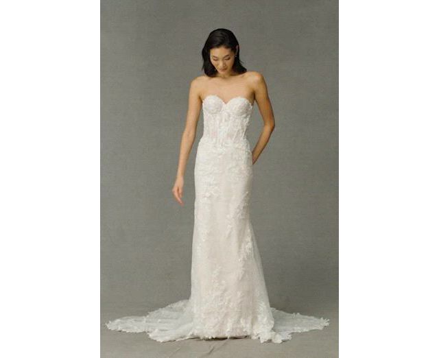 Pronovias x Anthropologie Weddings Bretty Strapless Sweetheart Wedding Gown 