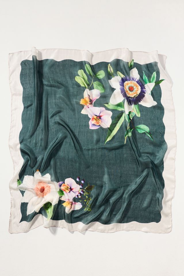 Printed Silk Scarf #1
