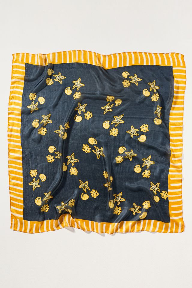 Printed Silk Scarf #1