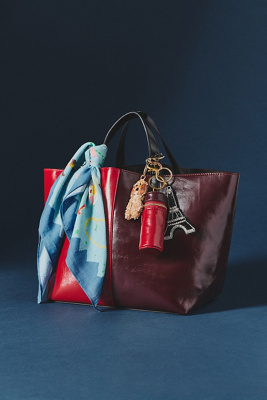 Maeve Printed Bandana Scarf In Brown