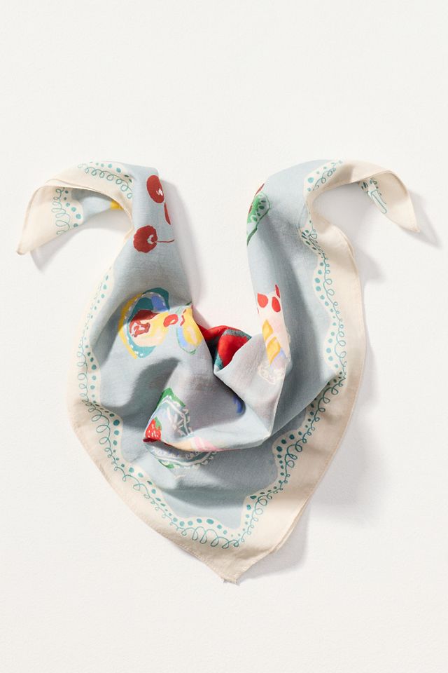 Maeve Printed Bandana Scarf #1