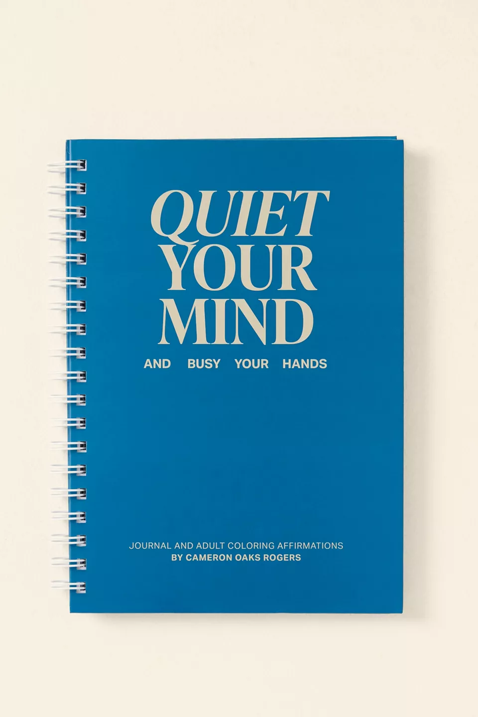 A blue journal