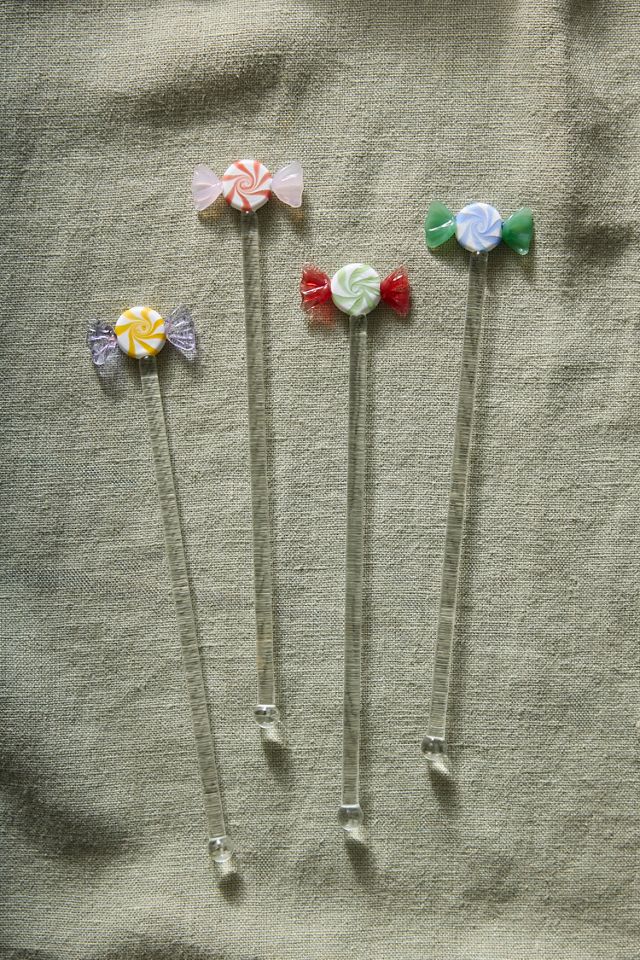 Wrapped Candy Drink Stirrers, Set of 4 #2
