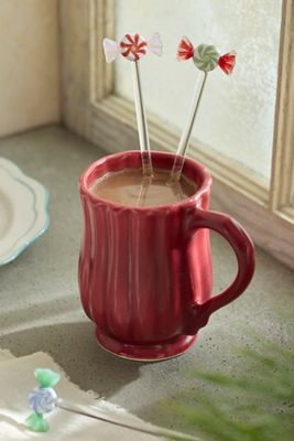Wrapped Candy Drink Stirrers, Set of 4