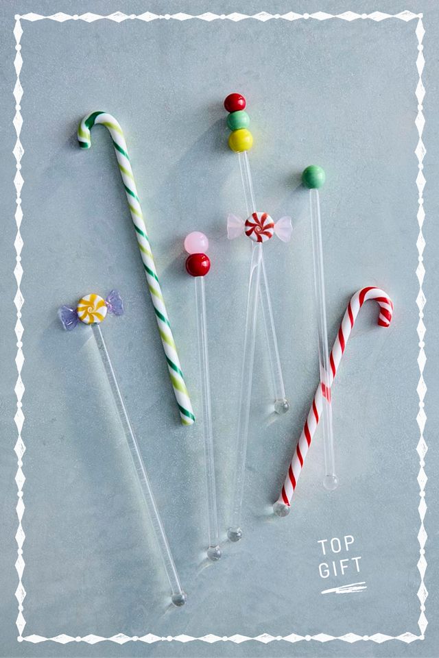 Gumdrop Drink Stirrers, Set of 4 #3