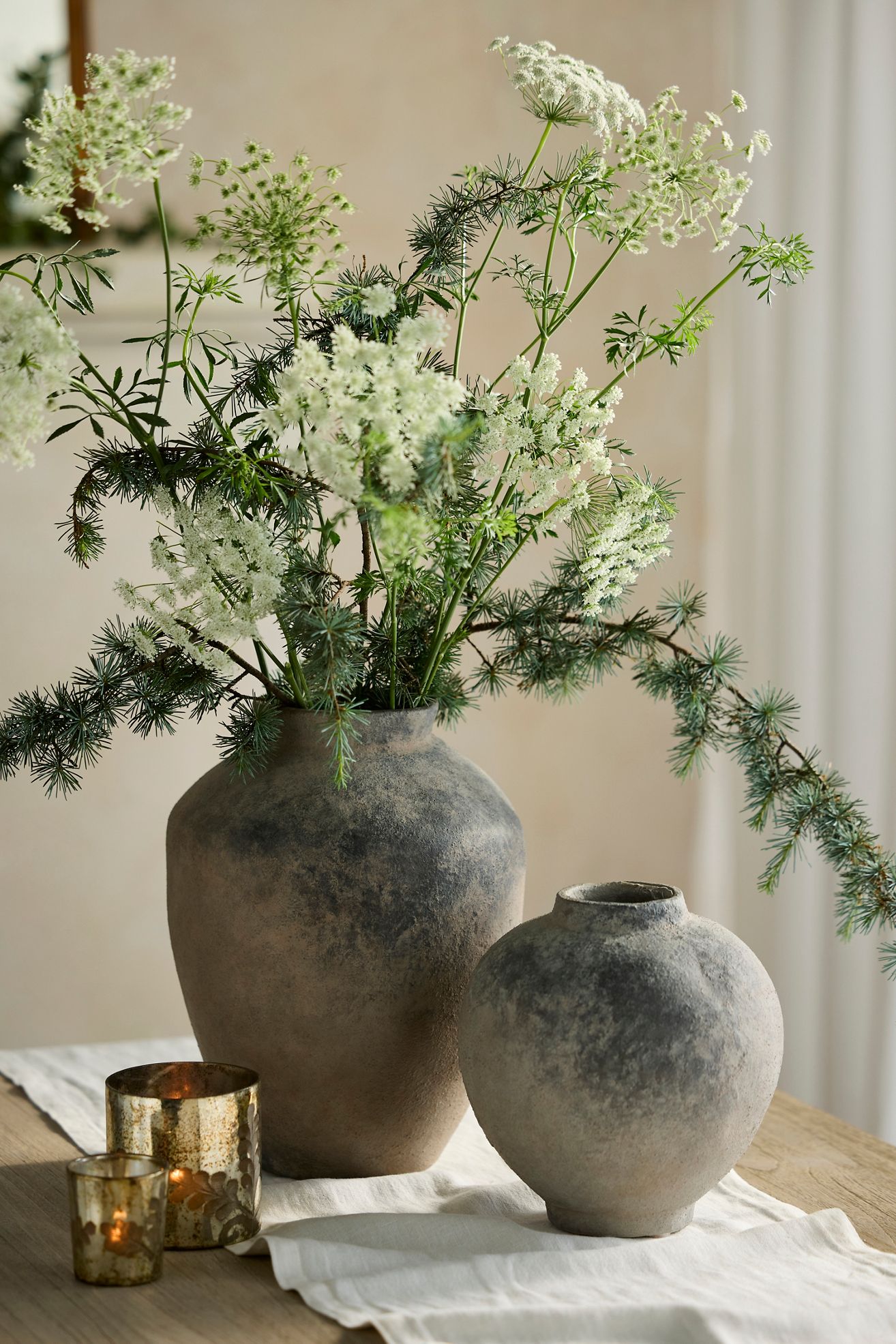 Avery Terracotta Vase - Dark Grey, Standard, S