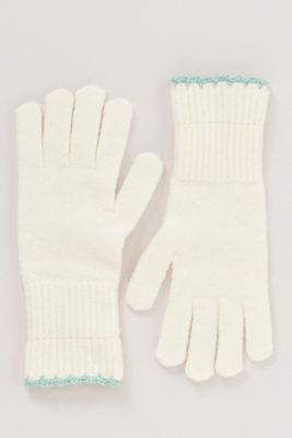 Maeve Solid Ribbed Knit Gloves