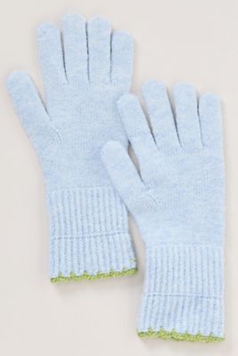 Guantes de Punto Acanalado Sólido Maeve